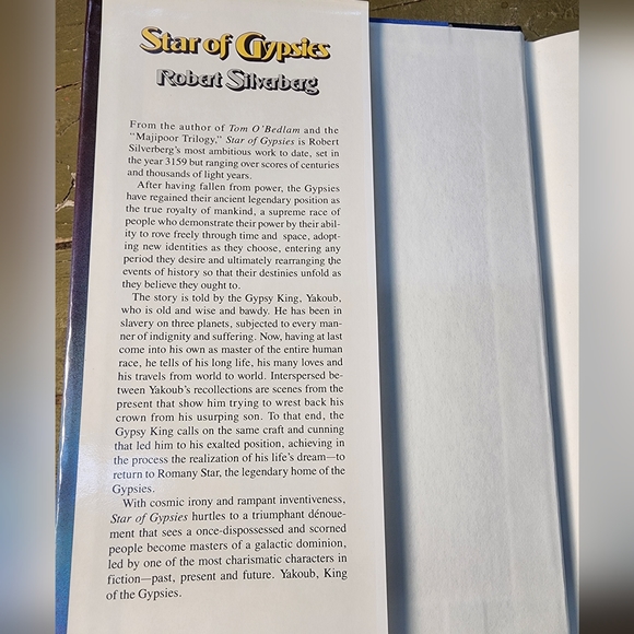Star of Gypsies by Robert Silverberg Vintage SciFi Fantasy Hardcover Book - Picture 3 of 4